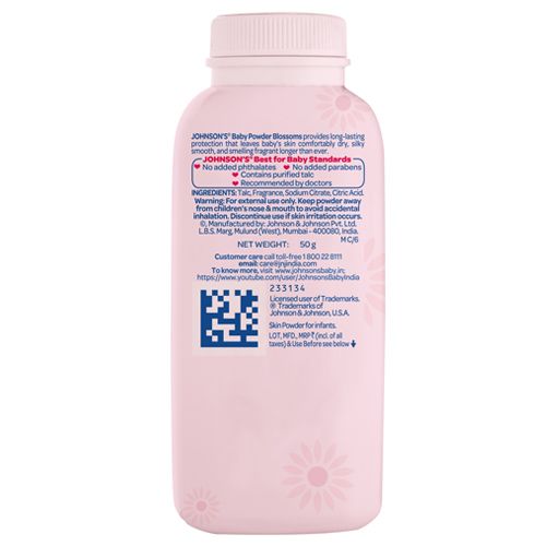 Johnson's Baby Powder - Blossoms, 50 g
